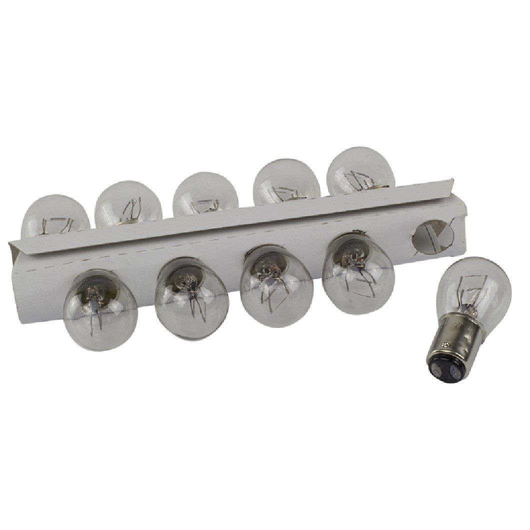10 Lâmpadas Amarela 12V 21/4W - Teslla - T1034A