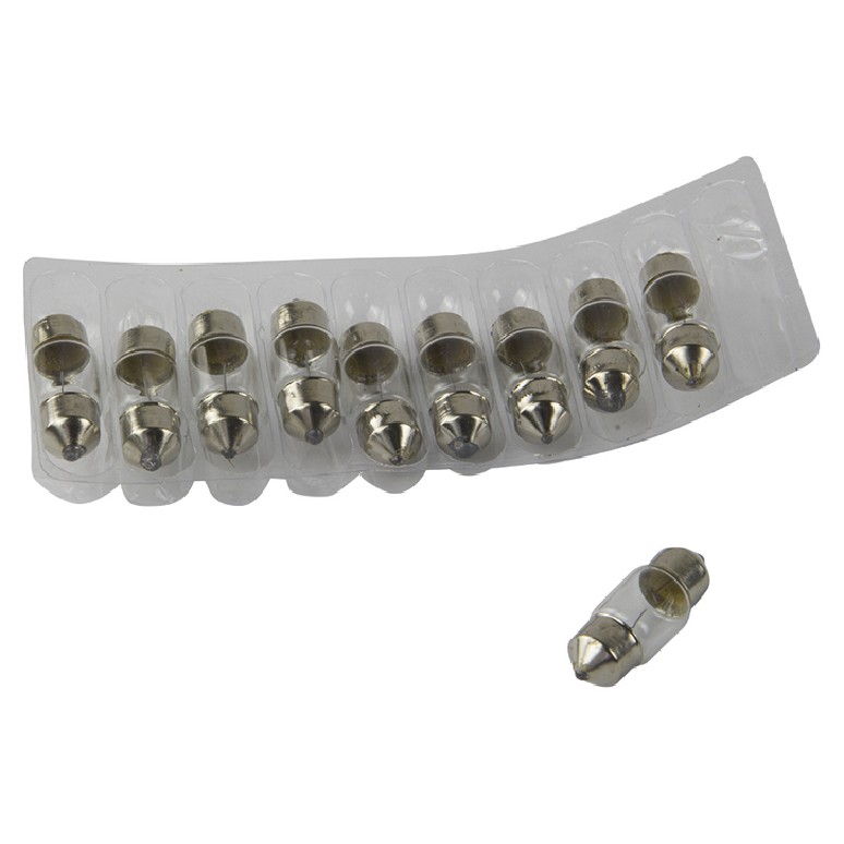 10 Lâmpadas Amarela 12V 10W - Teslla - T6410C