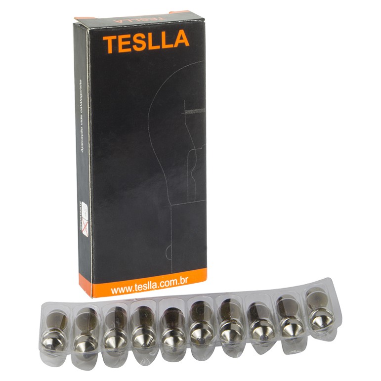 10 Lâmpadas Amarela 12V 5W - Teslla - T6418