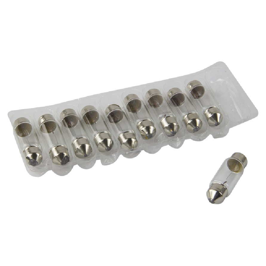 10 Lâmpadas Amarela 12V 5W - Teslla - T6418
