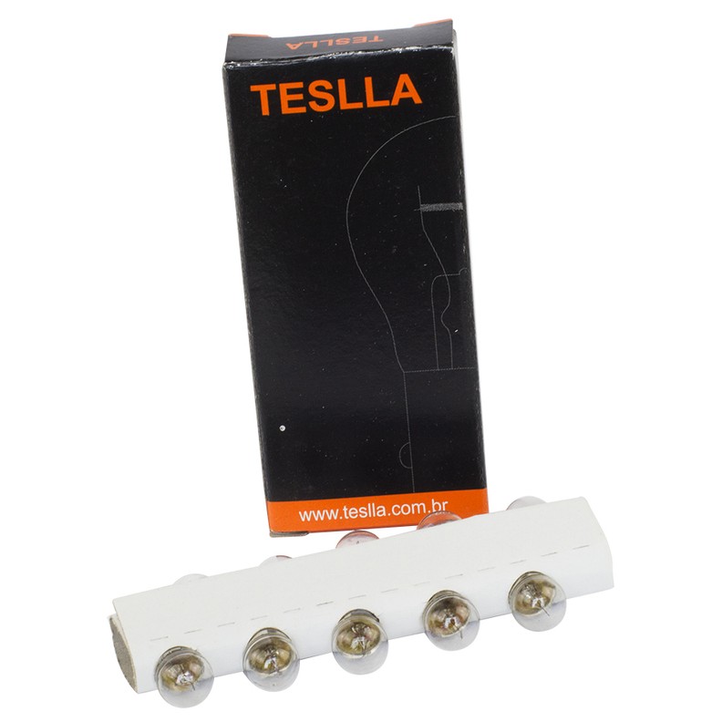 10 Lâmpadas Amarela 24V 2W - Teslla - T53V
