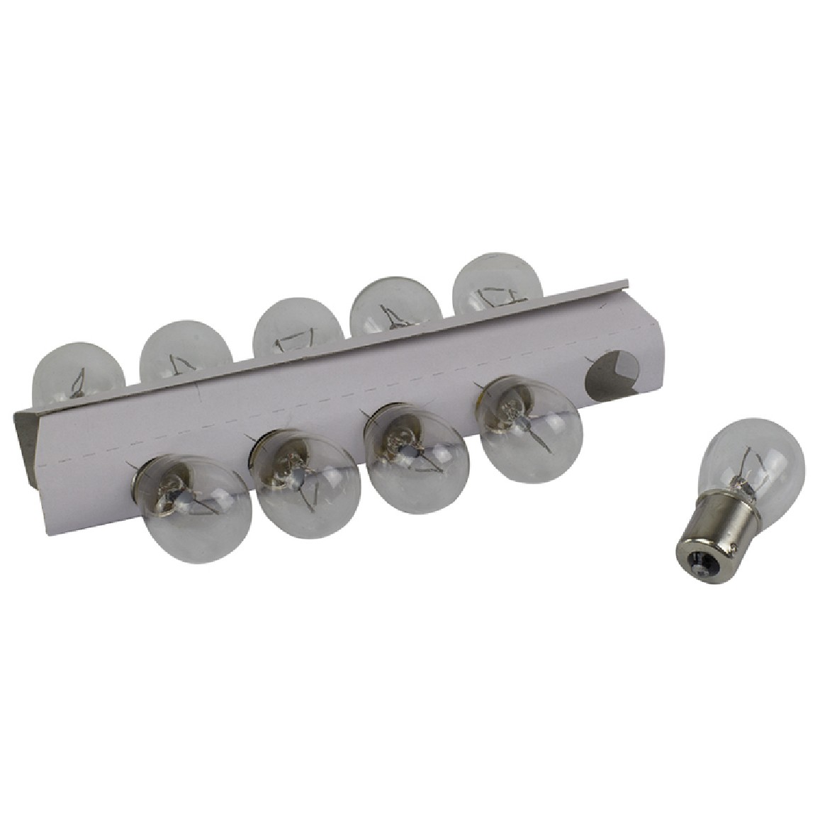 10 Lâmpadas Amarela 12V 21W - Teslla - T1141