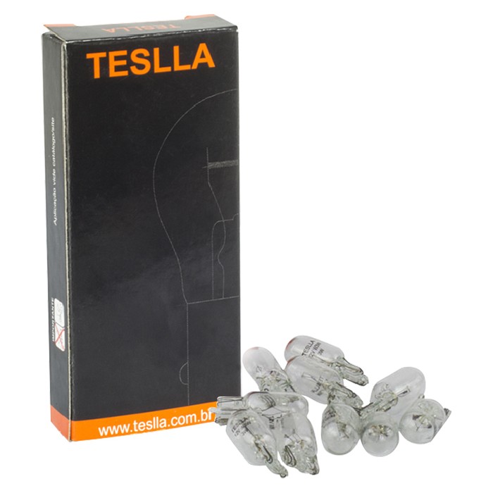 10 Lâmpadas Amarela 12V 3W - Teslla - T2821