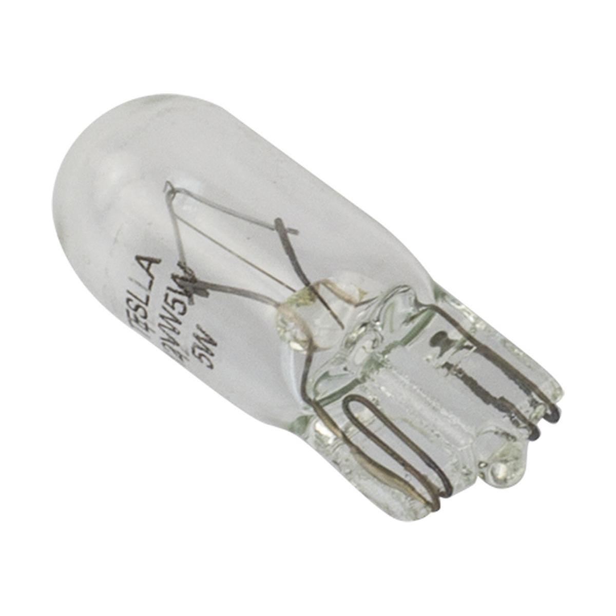 10 Lâmpadas Amarela 12V 5W - Teslla - T2825