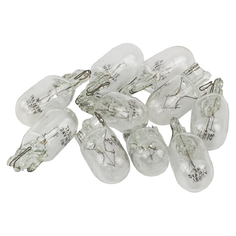 10 Lâmpadas Amarela 24V 3W - Teslla - T2821V