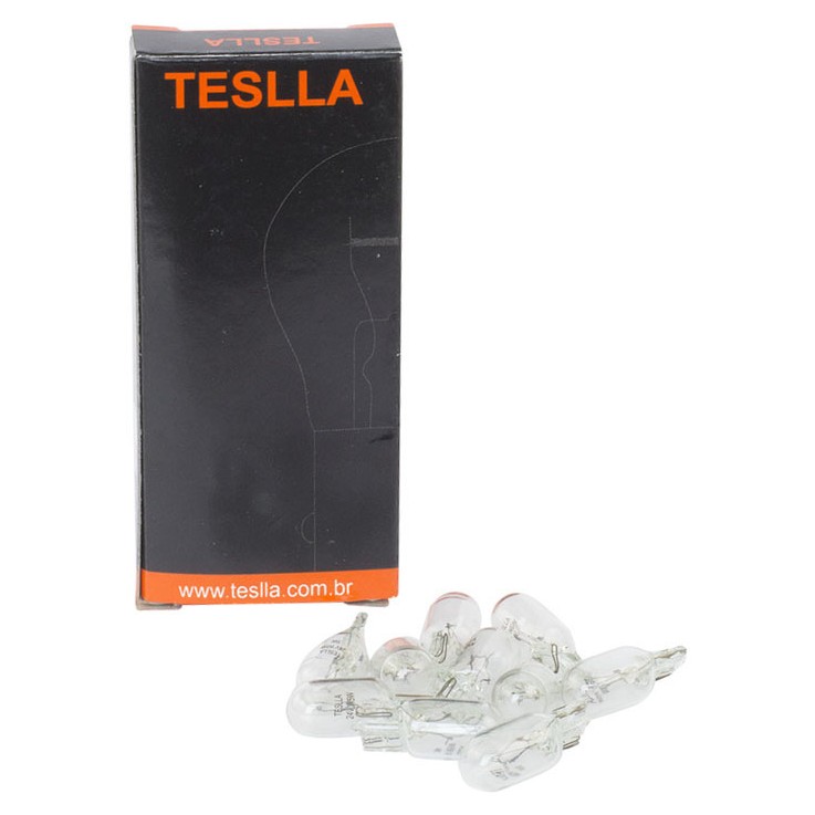 10 Lâmpadas Amarela 24V 5W - Teslla - T2825V