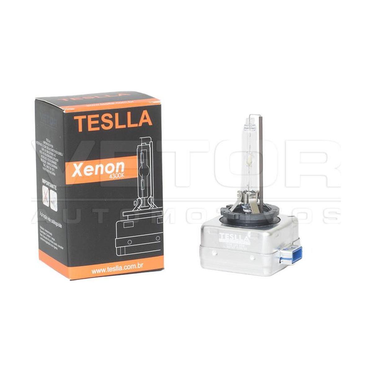 Lâmpada Xenon Farol Dianteiro - Teslla - Td8S