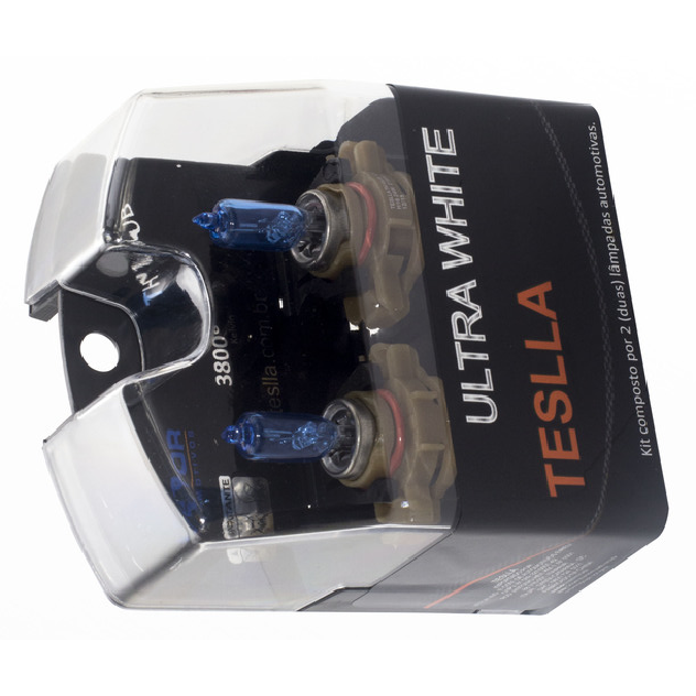 Par Lâmpada Halógena Ultra Branca 12V 24W - Teslla - Th16Ub