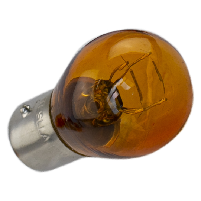 Lâmpada Âmbar 12V 21/4W - Teslla - T1034Aab