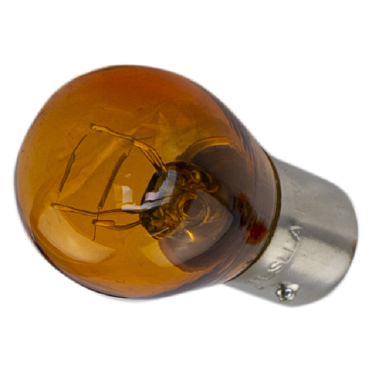 Lâmpada Âmbar 12V 21/4W - Teslla - T1034Aab