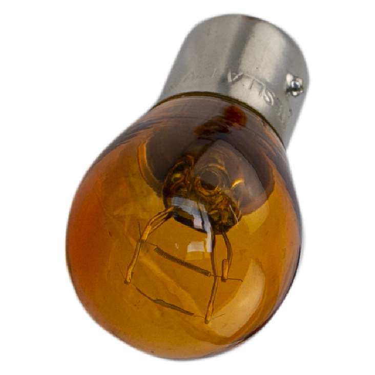 10 Lâmpadas Âmbar 12V 21/4W - Teslla - T1034Aab