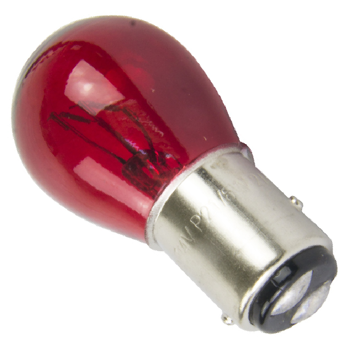 Lâmpada Vermelha 12V 21/5W - Teslla - T1034Avm