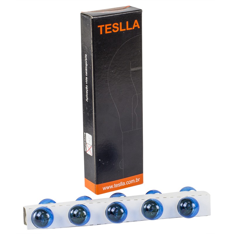 10 Lâmpadas Azul 12V 10W - Teslla - T6710Blue