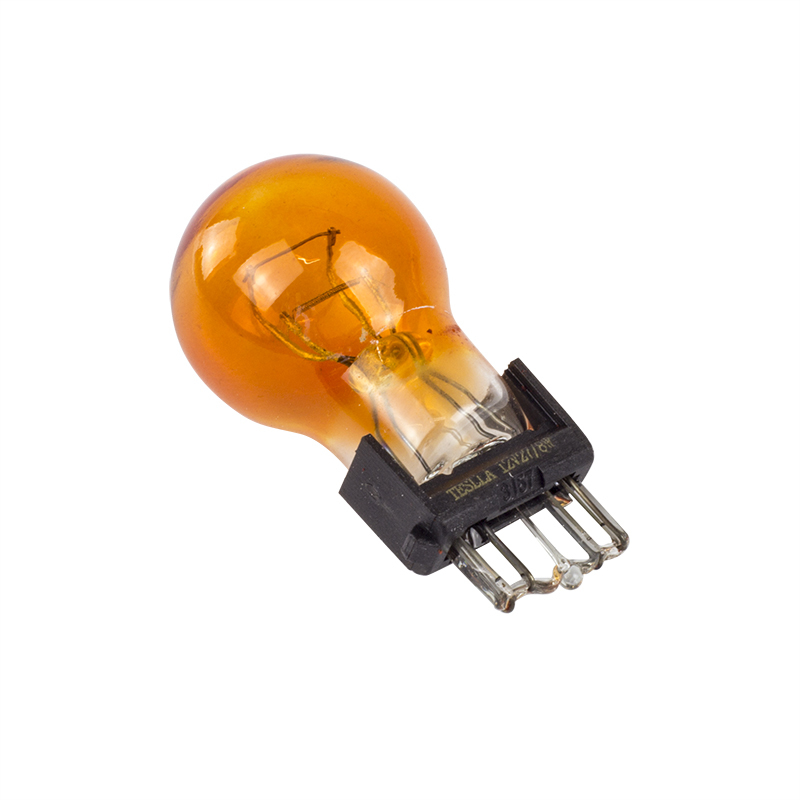 Lâmpada Âmbar 12V 27/8W - Teslla - T3157Ab
