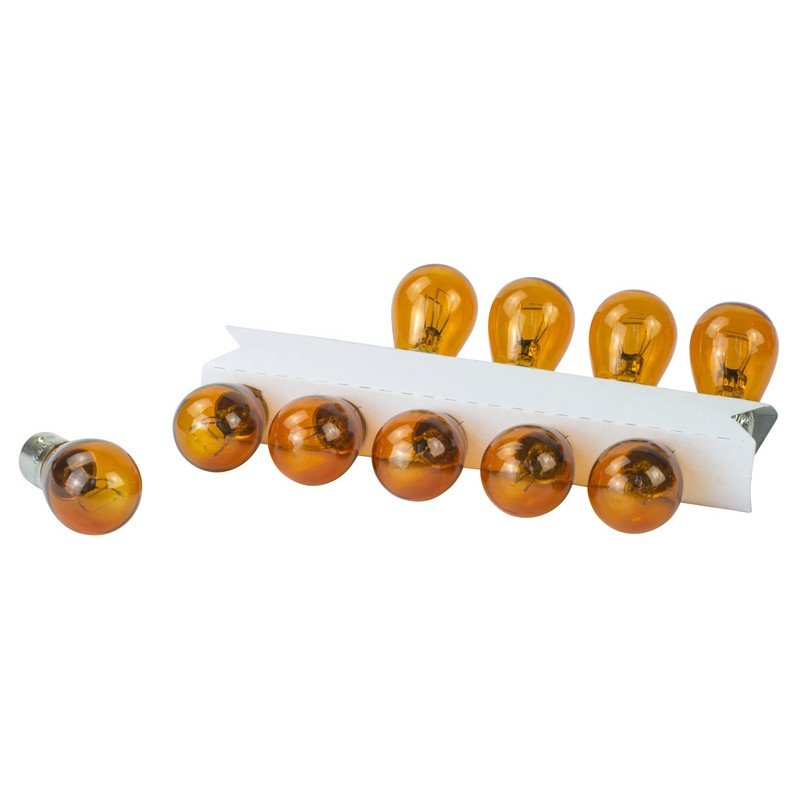 10 Lâmpadas Âmbar 24V 5W - Teslla - T1034Vab