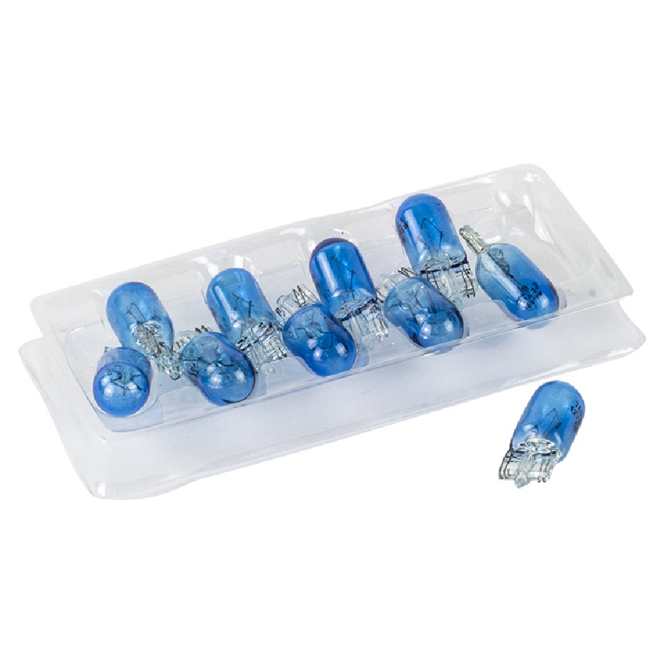 10 Lâmpadas Azul 12V 5W - Teslla - T2825Blue