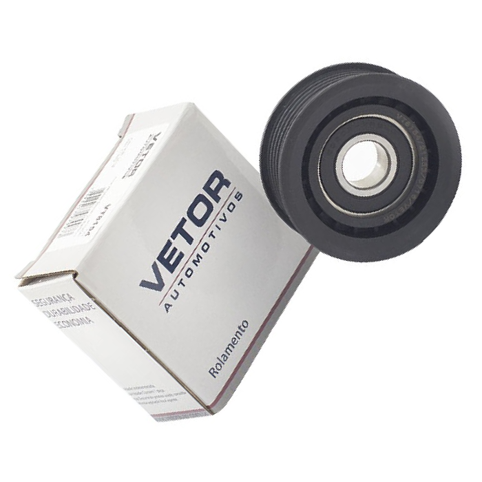 Polia da Correia do Motor para Mercedes-Benz Accelo 715 C - Vetor - Vt8154