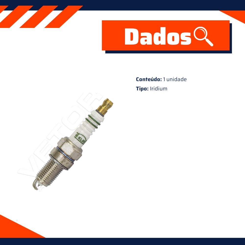Vela de Ignição para Fiat Linea e Punto - E-Klass - Evi900