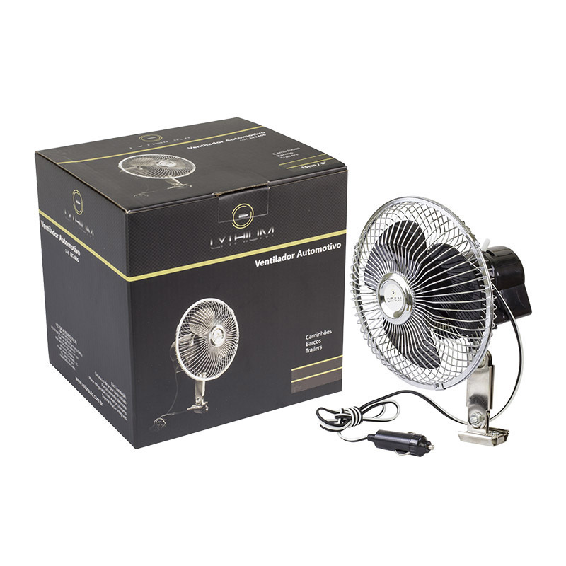 Ventilador Automotivo 6" 12V - Lythium - Ly2406
