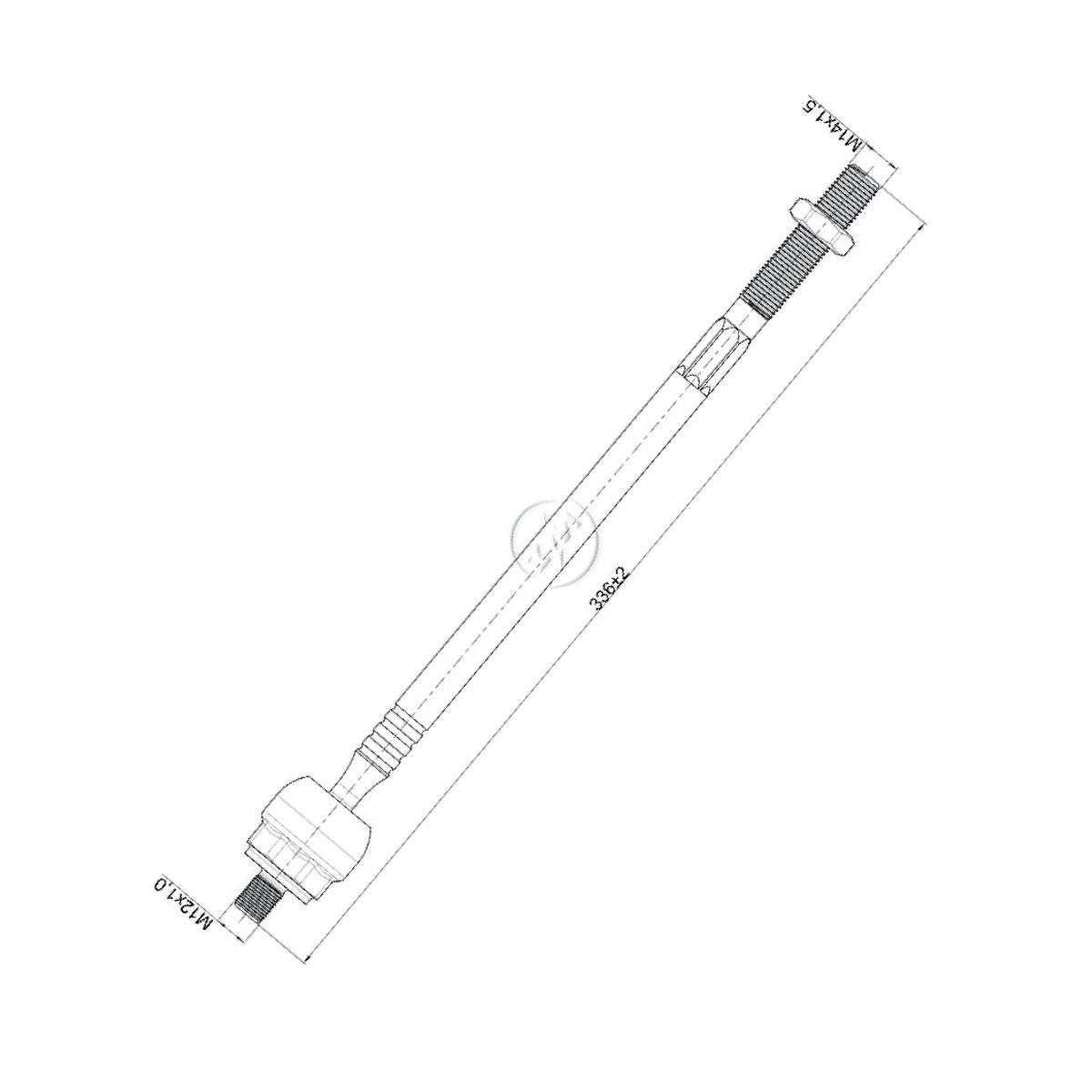 Terminal Axial para Renault Twingo - ZM - 170.110.69