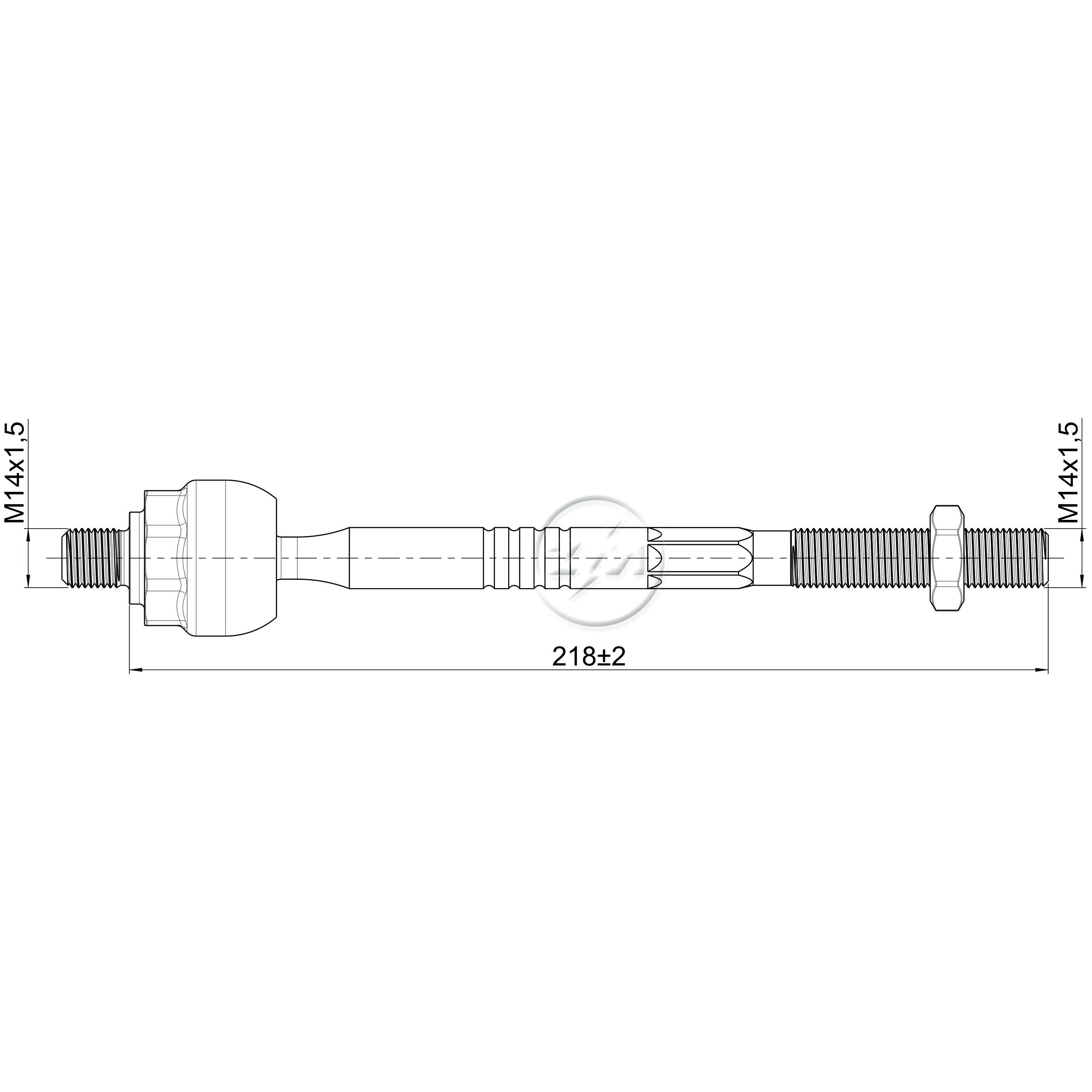 Terminal Axial para Renault Captur - ZM - 170.110.70