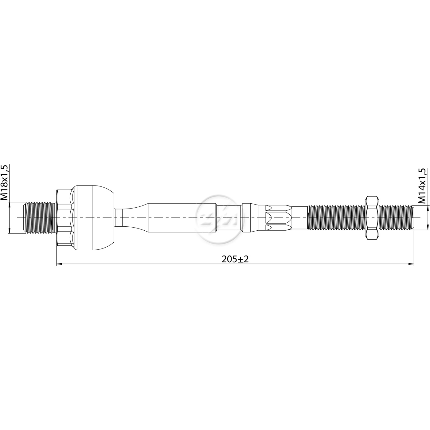 Terminal Axial - ZM - 170.112.51