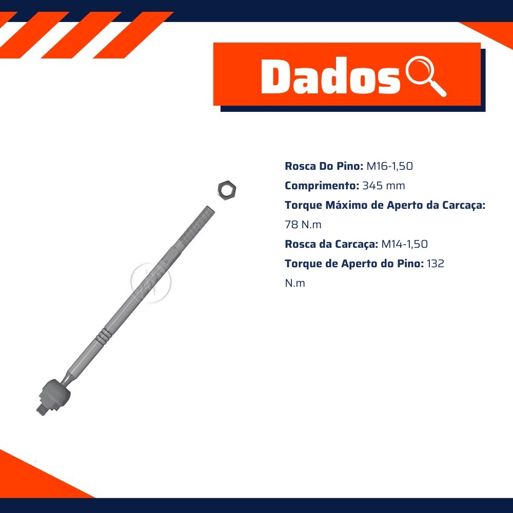 Terminal Axial para Ford Mondeo - ZM - 170.114.56