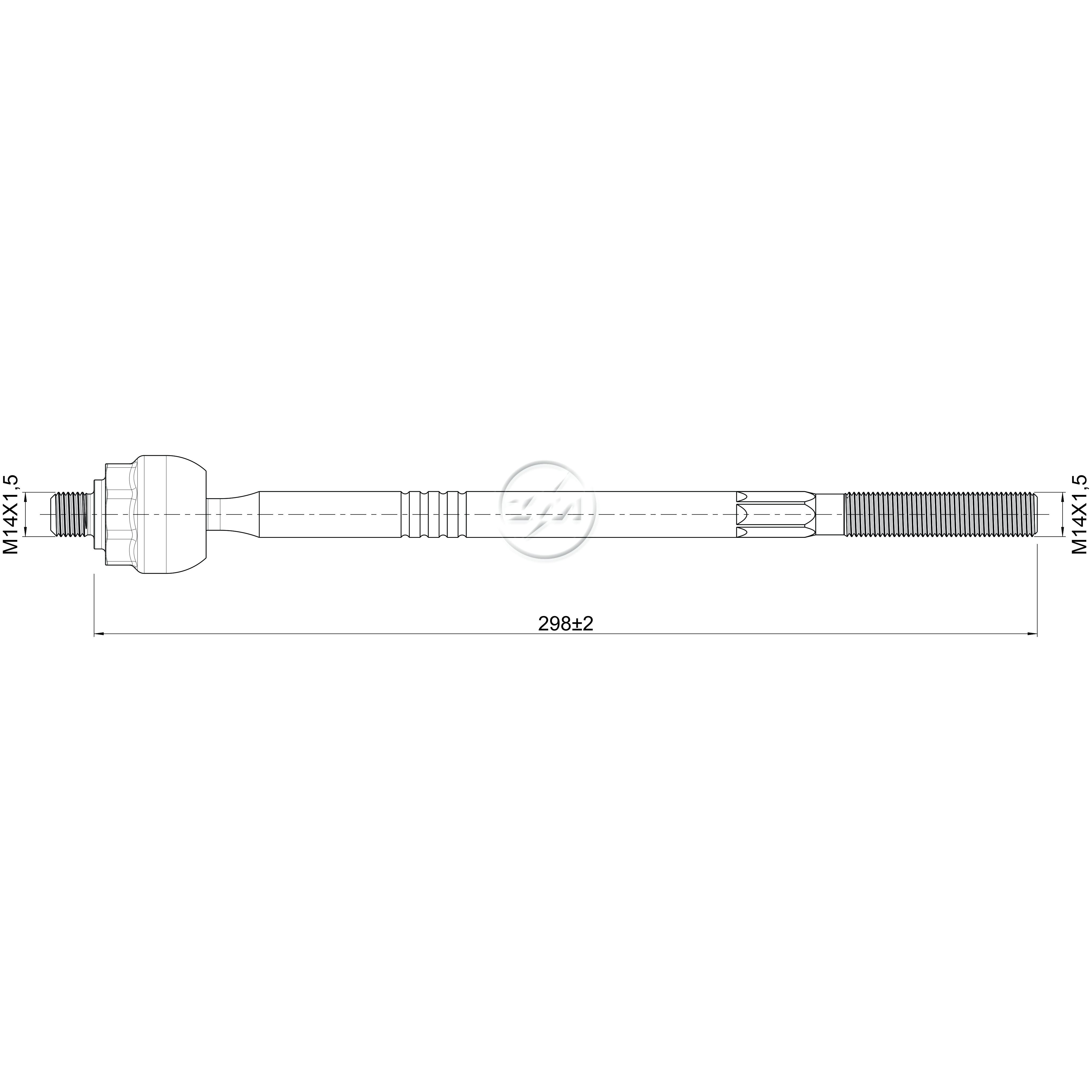 Terminal Axial - ZM - 170.114.60