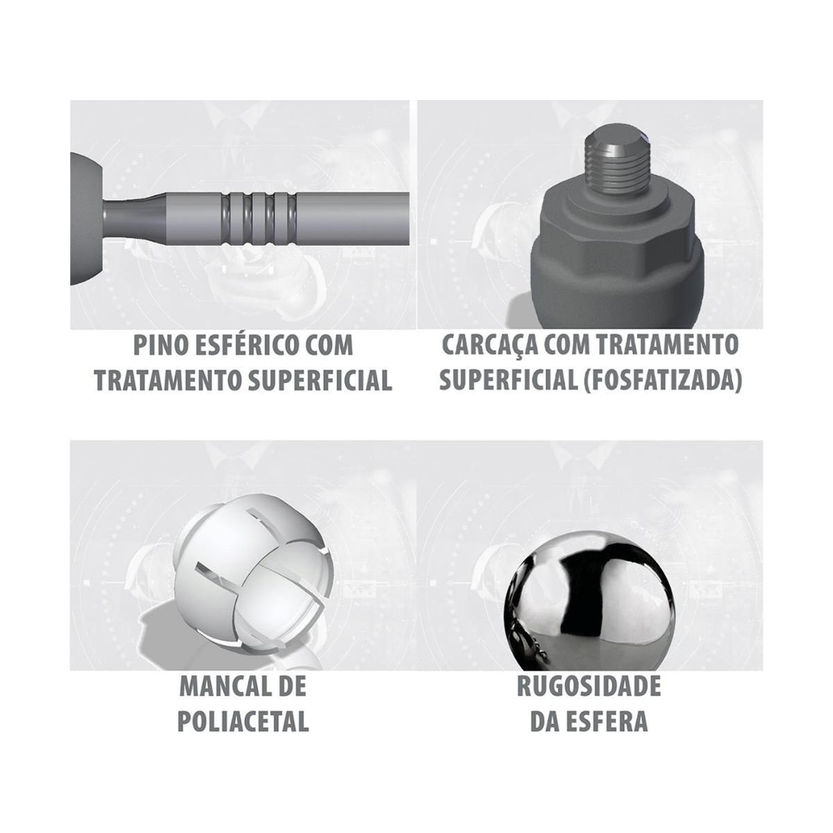 Terminal Axial para Ford Focus e Focus Sedan - ZM - 170.114.61