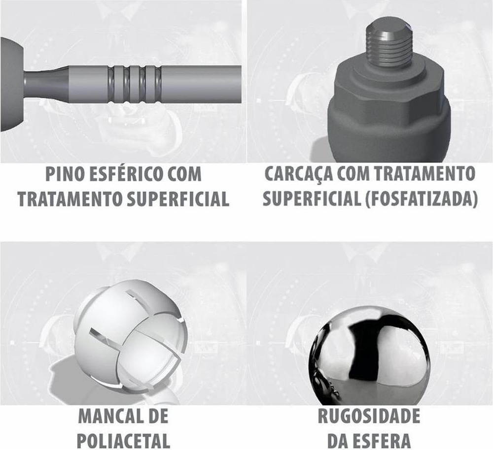 Terminal Axial para Ford Ecosport - ZM - 170.114.64