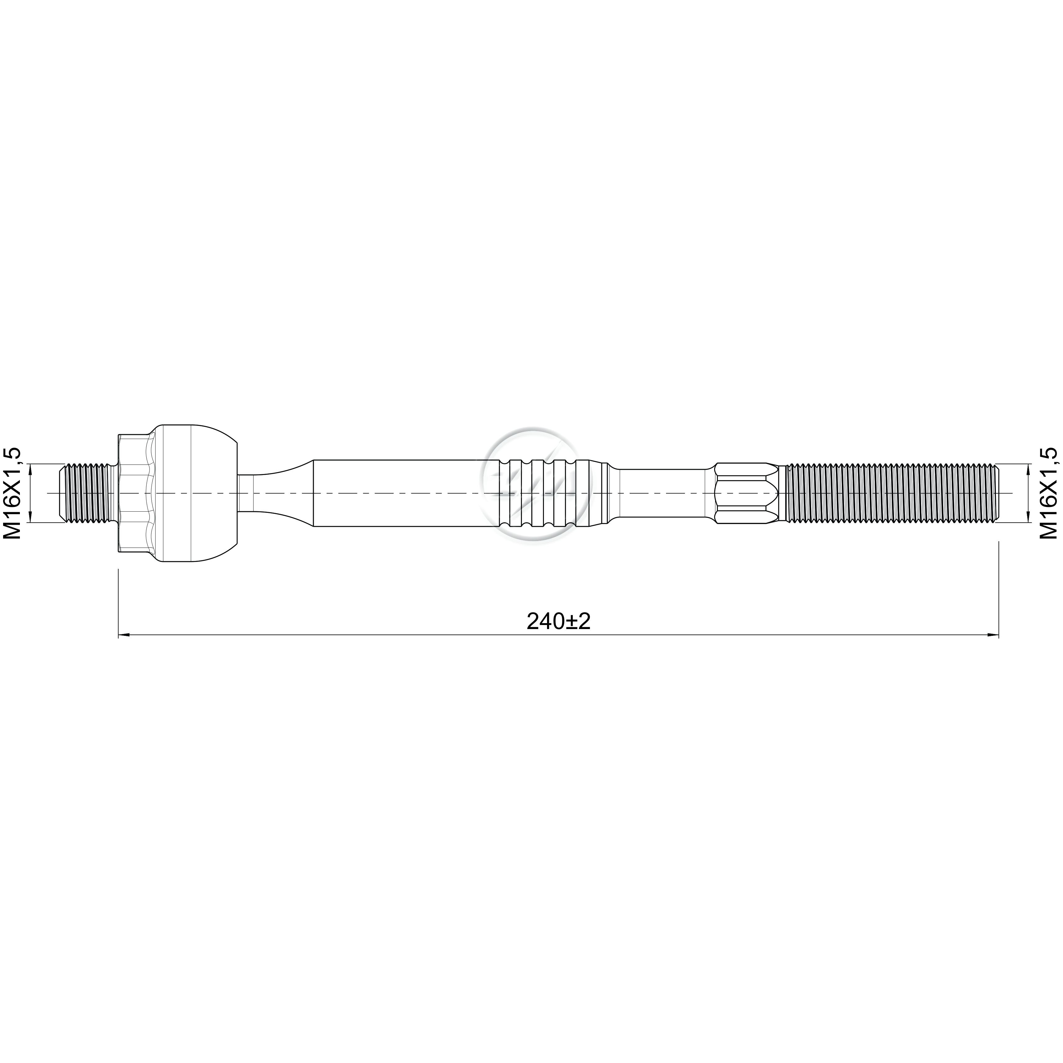 Terminal Axial para Toyota RAV4 - ZM - 170.116.05