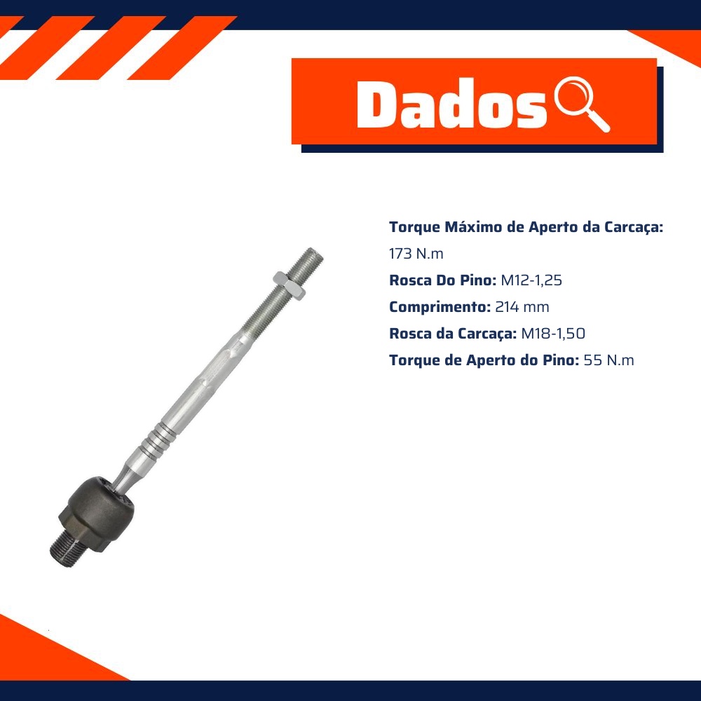 Terminal Axial para Honda FIT - ZM - 170.116.40