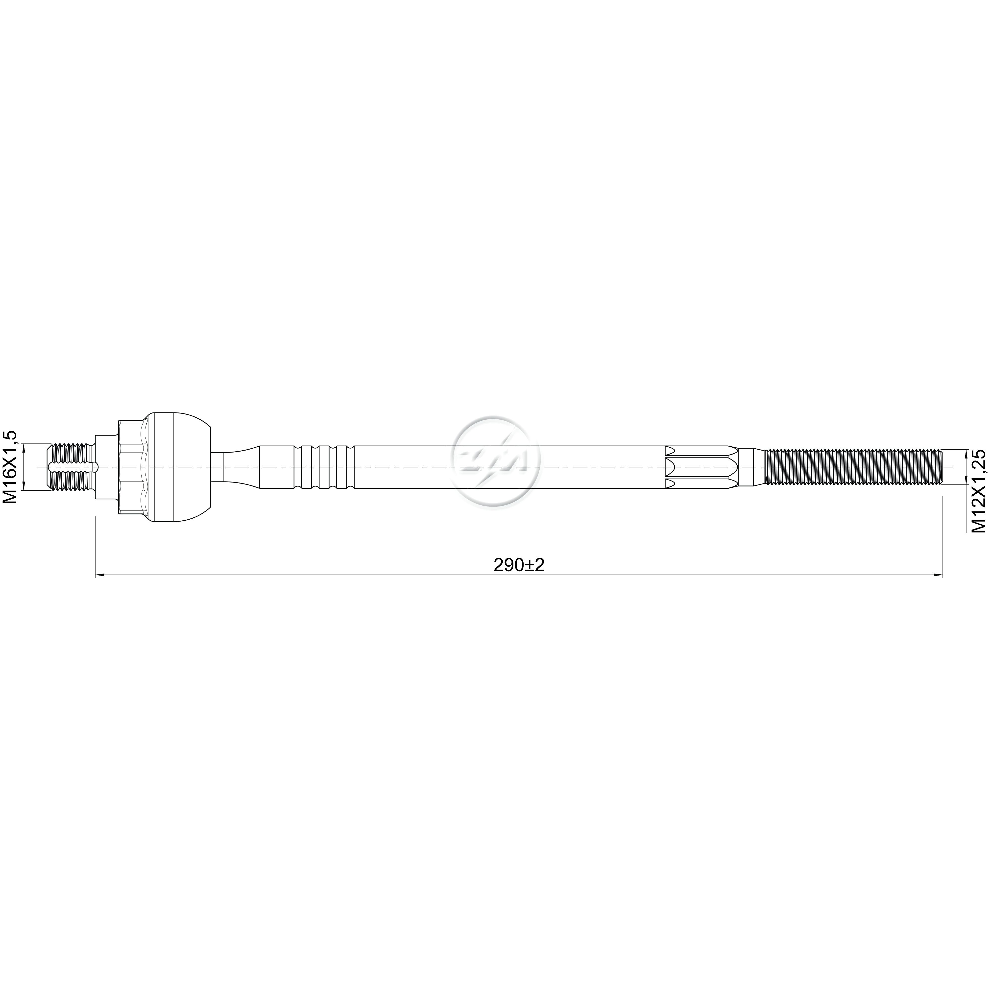 Terminal Axial para KIA Picanto - ZM - 170.118.44