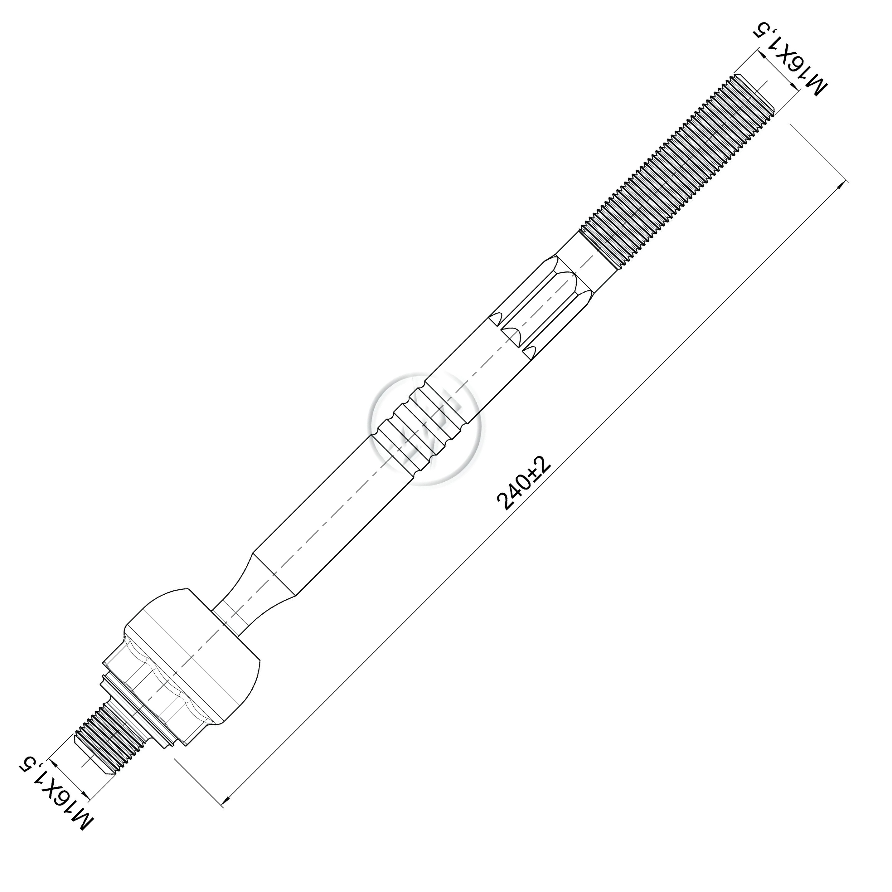 Terminal Axial para KIA Cerato - ZM - 170.118.49