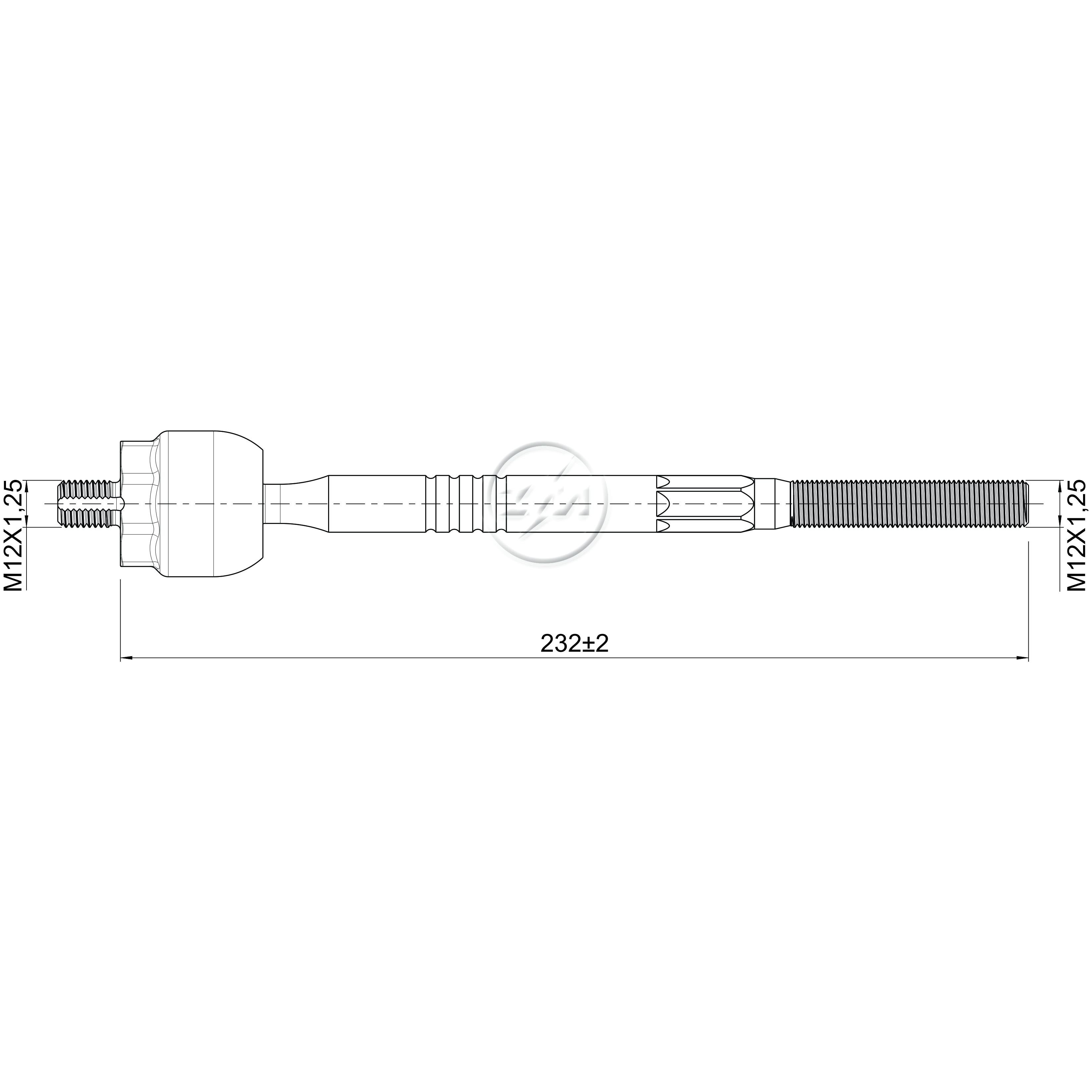 Terminal Axial para Lifan 320 - ZM - 170.118.93