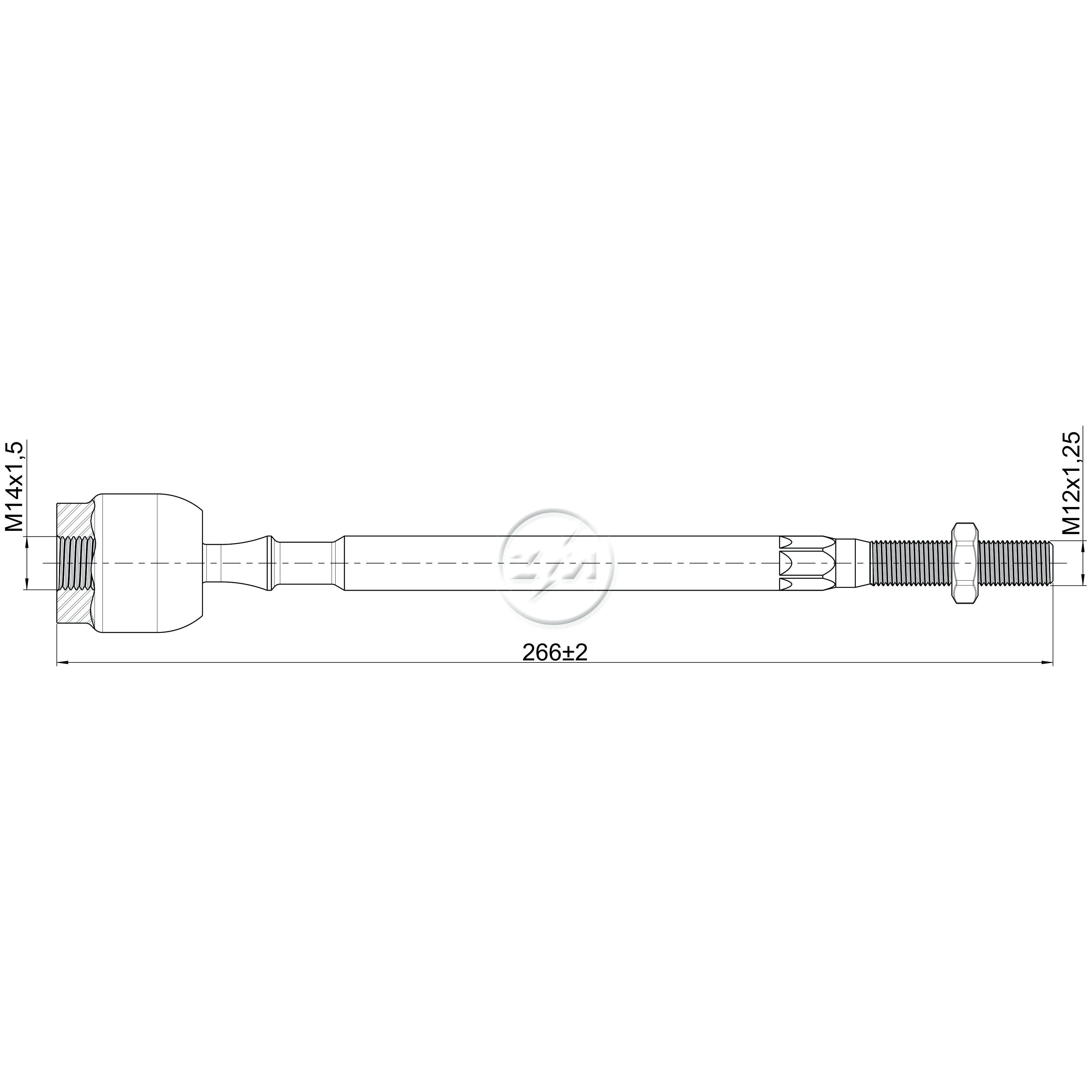 Terminal Axial - ZM - 170.124.02