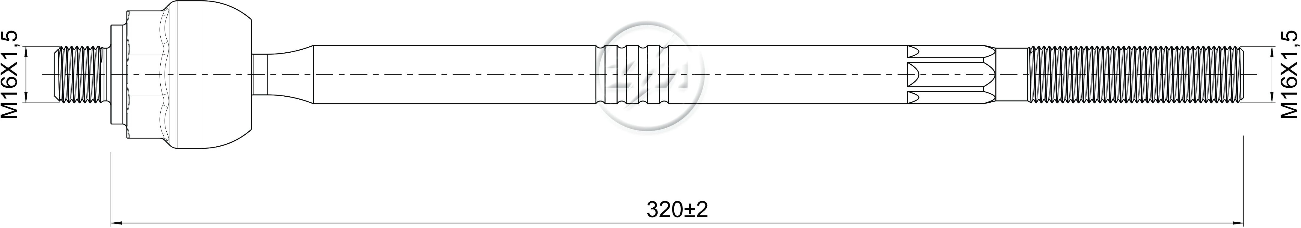 Terminal Axial - ZM - 170.210.01