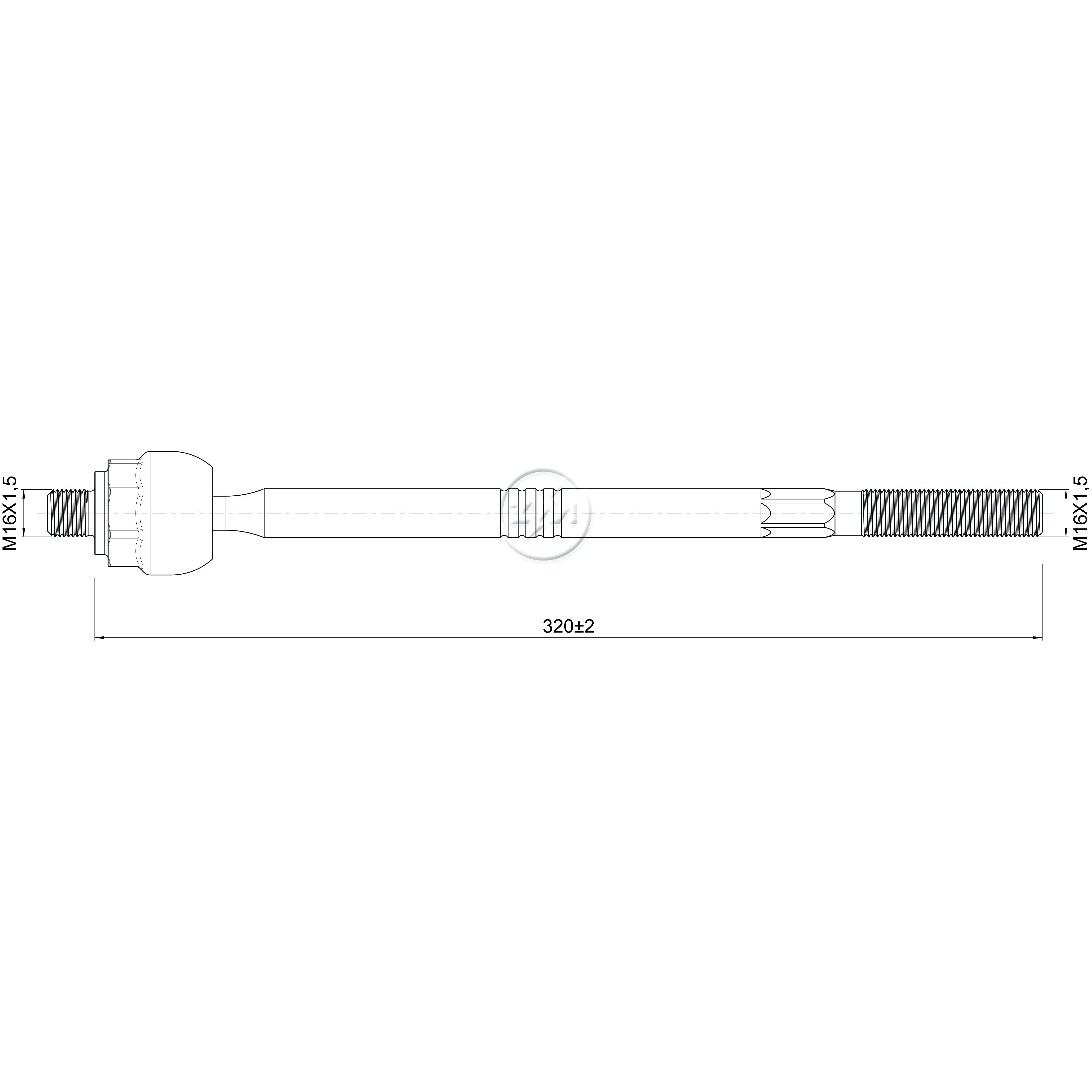 Terminal Axial - ZM - 170.210.01