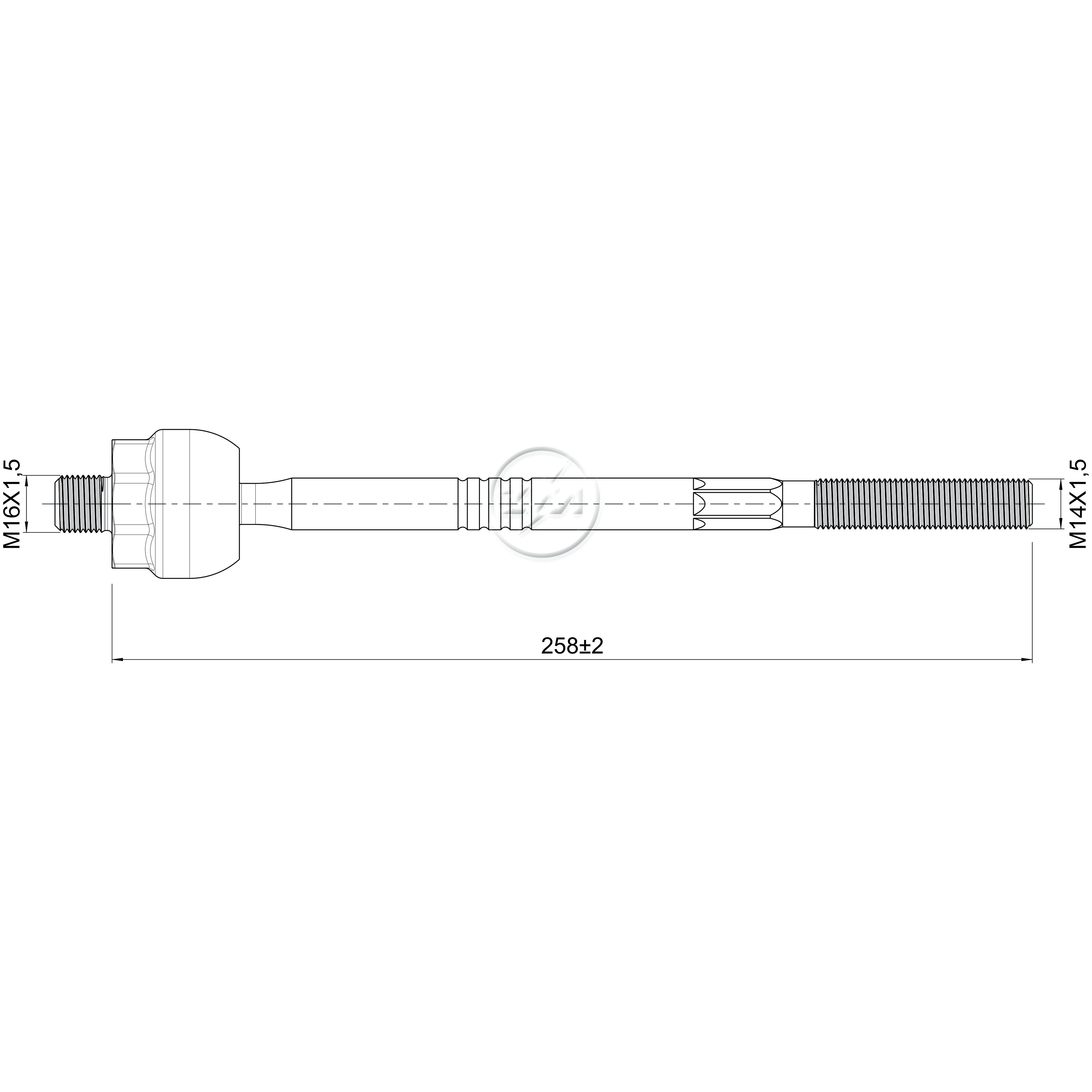 Terminal Axial - ZM - 170.214.50