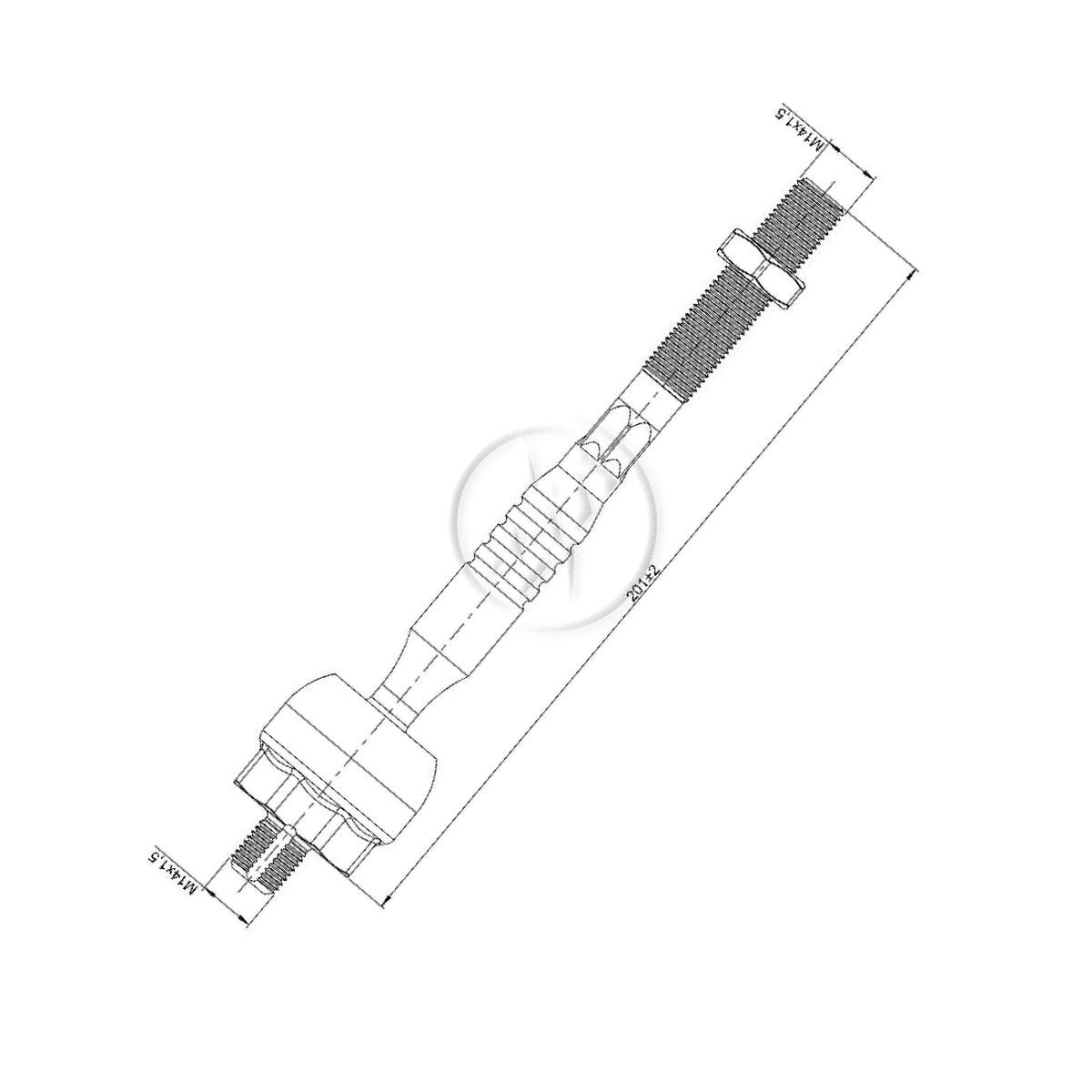 Terminal Axial para Ford Ranger - ZM - 170.214.51