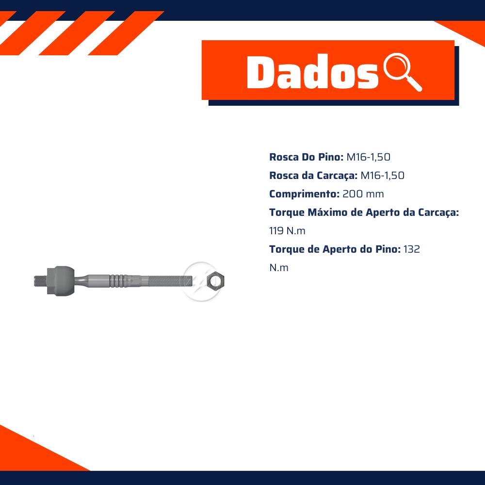 Terminal Axial para Mitsubishi L200 - ZM - 170.216.75