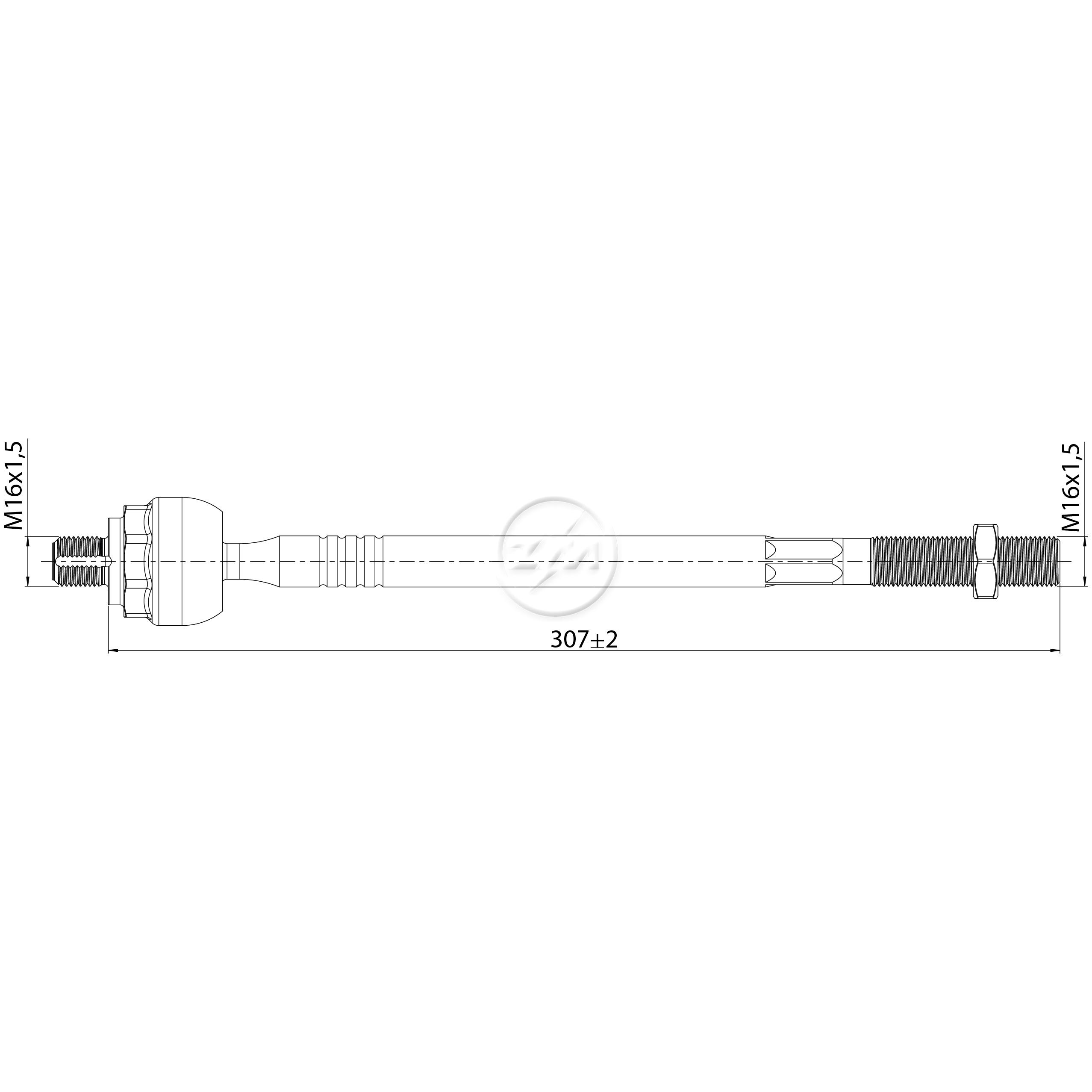 Terminal Axial - ZM - 170.218.01