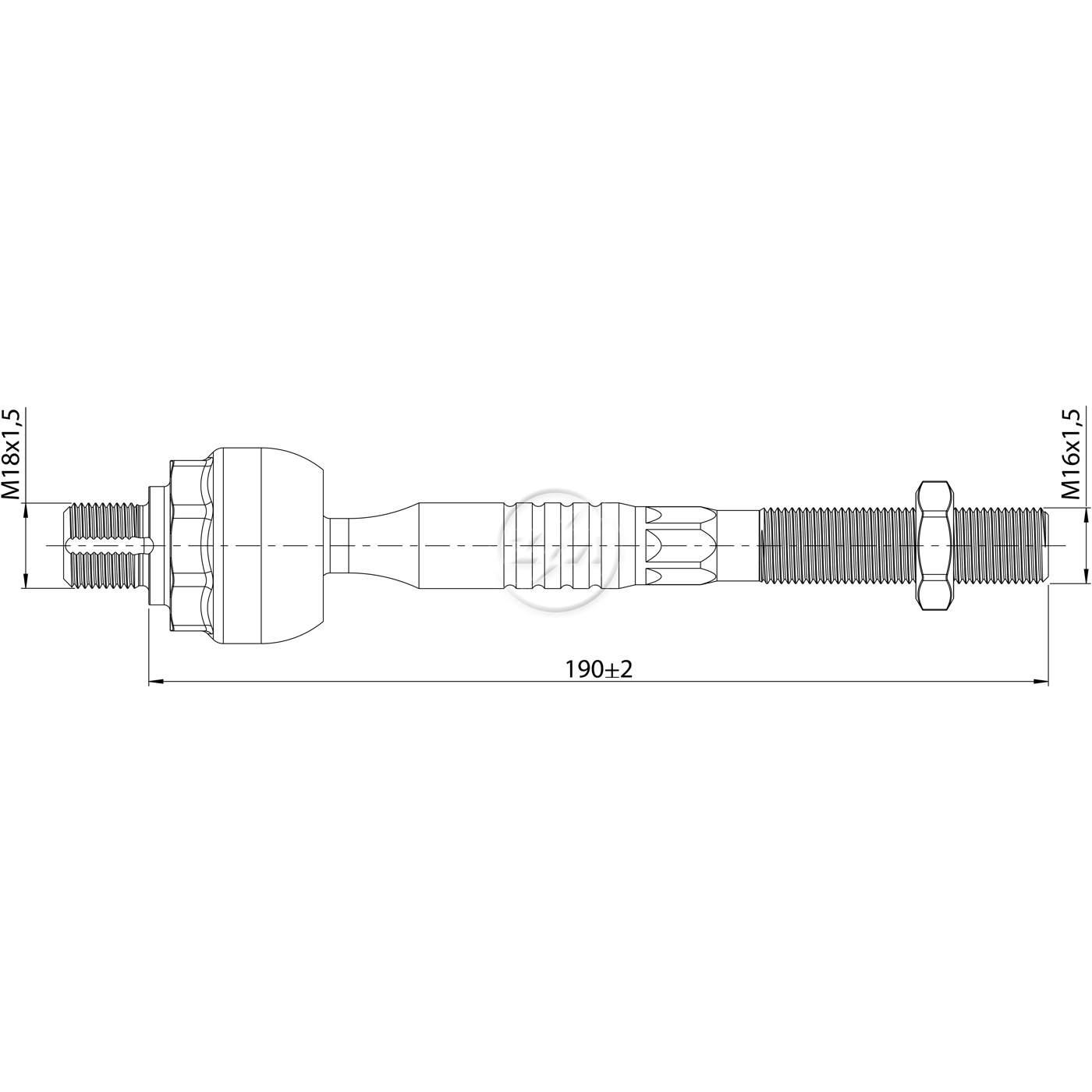 Terminal Axial para KIA Sorento - ZM - 170.218.45
