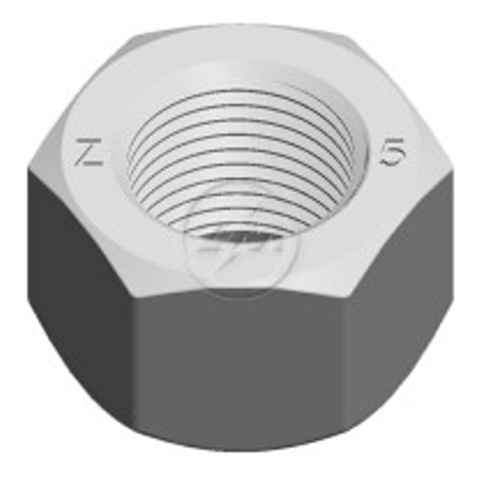 Kit 50 Porca Roda 3/4''-16UNF x CH1,1/8" x H21,5 - ZM - 2930430