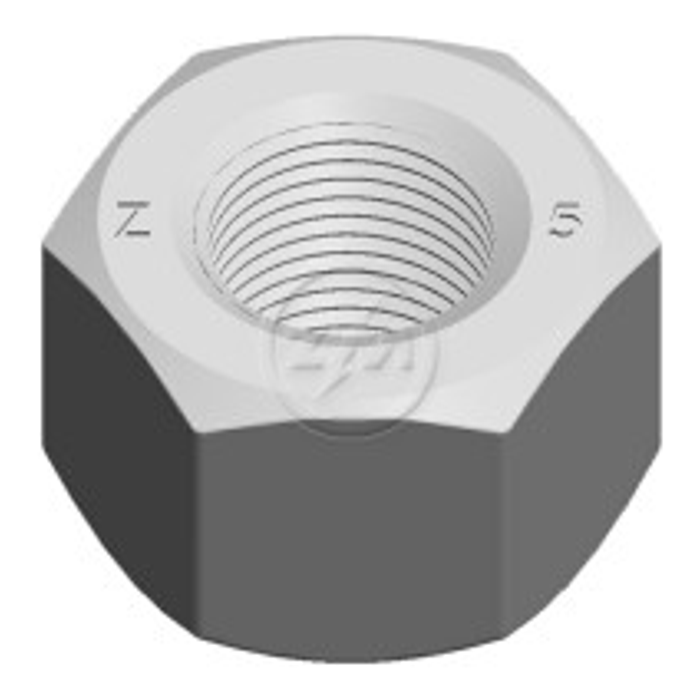 Kit 50 Porca Roda 3/4''-16UNF x CH1,5/16" x H25,4 - ZM - 2930431