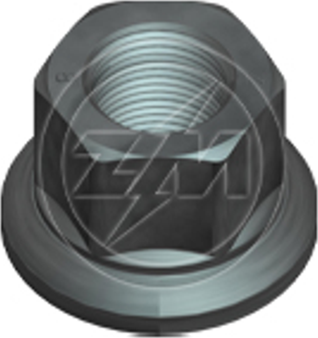 Kit 30 Porca da Roda 7/8"-14UNF x CH1,5/16" x H30 - ZM - 2970801
