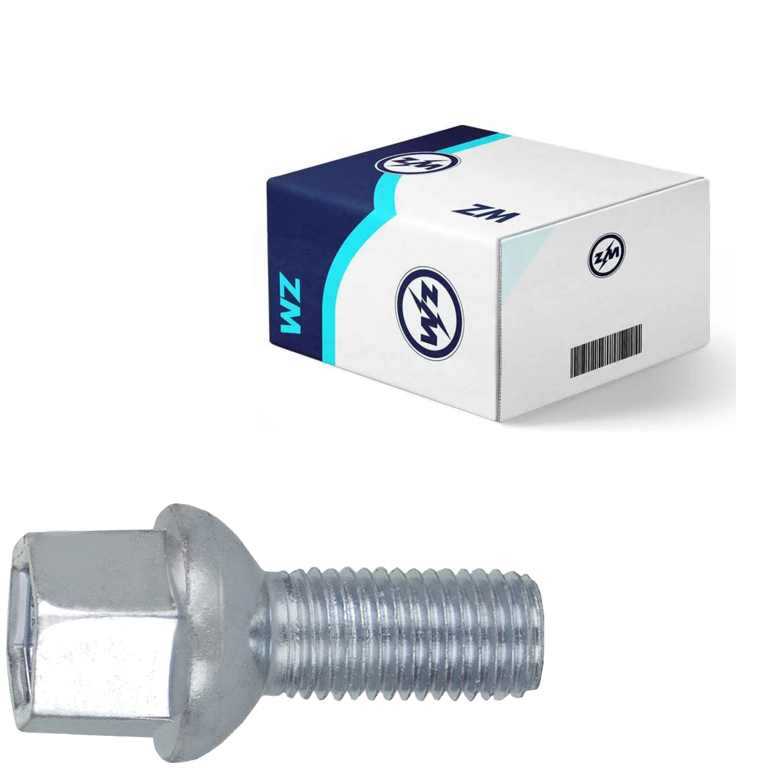 Kit 50 Parafuso de Roda M12-1,5 x 24/45 x CH17 - ZM - 3001200