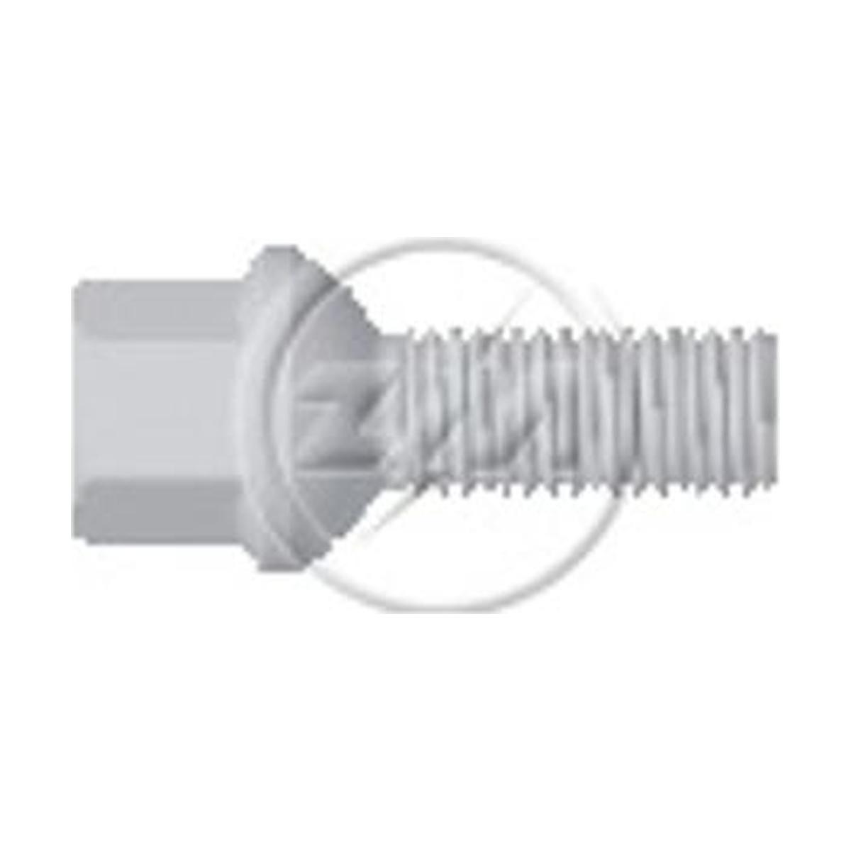 Parafuso de Roda M12-1,5 X 28/49 X Ch17 Caixa com 50 Unidades para Volkswagen Gol e Santana - ZM - 30.012.01