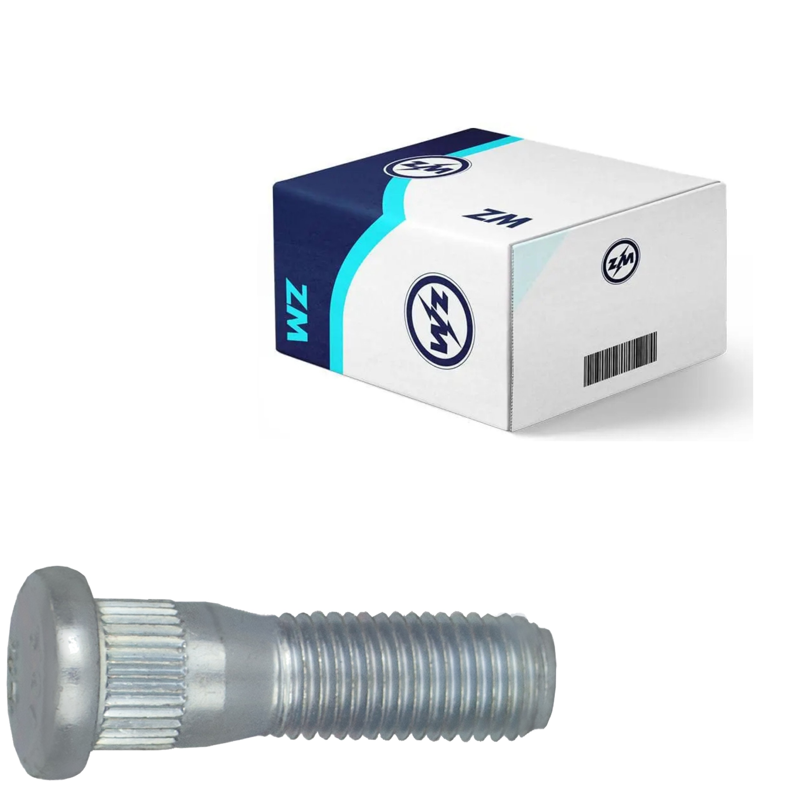 Kit 50 Parafuso de Roda M12-1,5 x 44,5/49,5 - ZM - 30.012.23