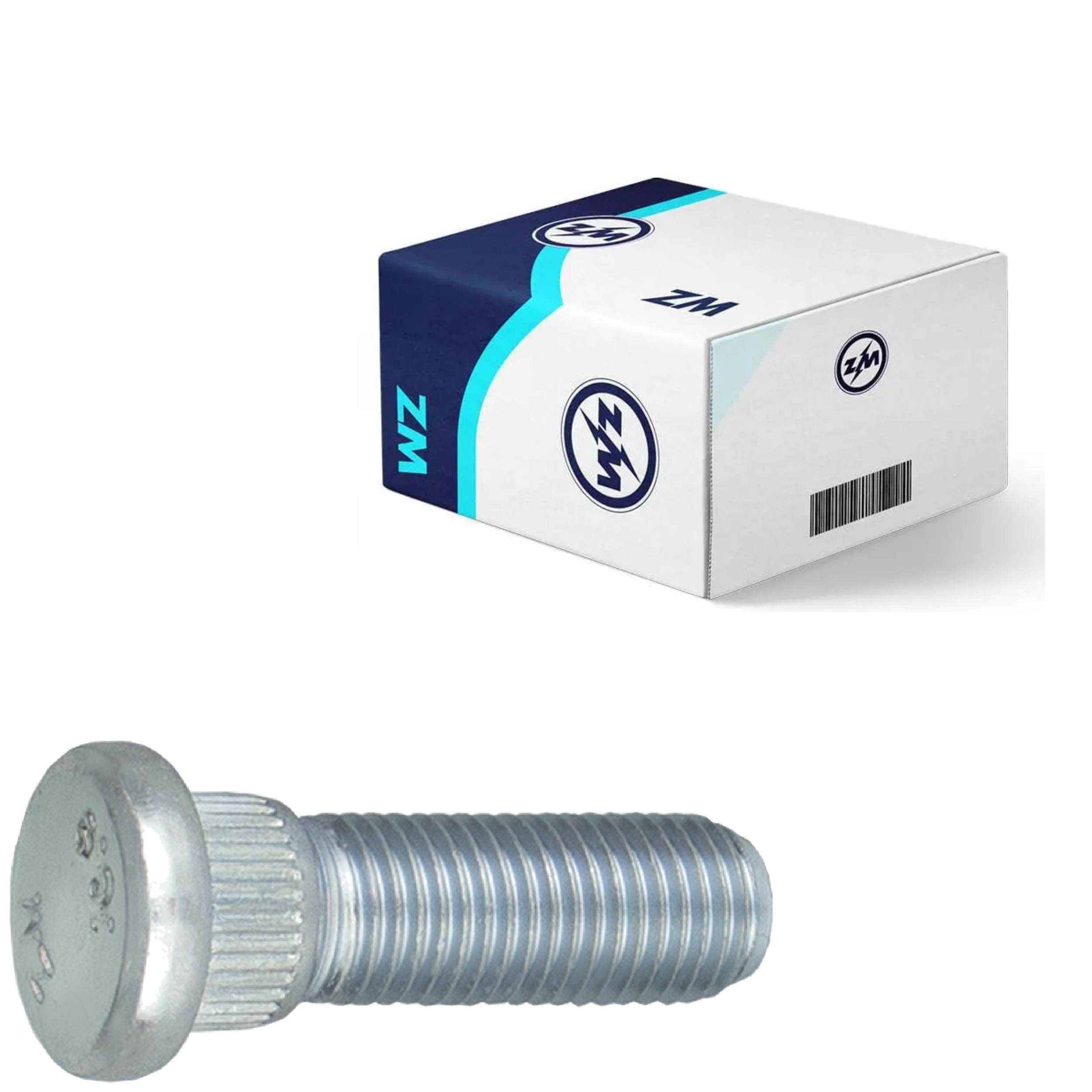 Kit 50 Parafuso de Roda M12-1,5 x 40/45 - ZM - 30.012.25